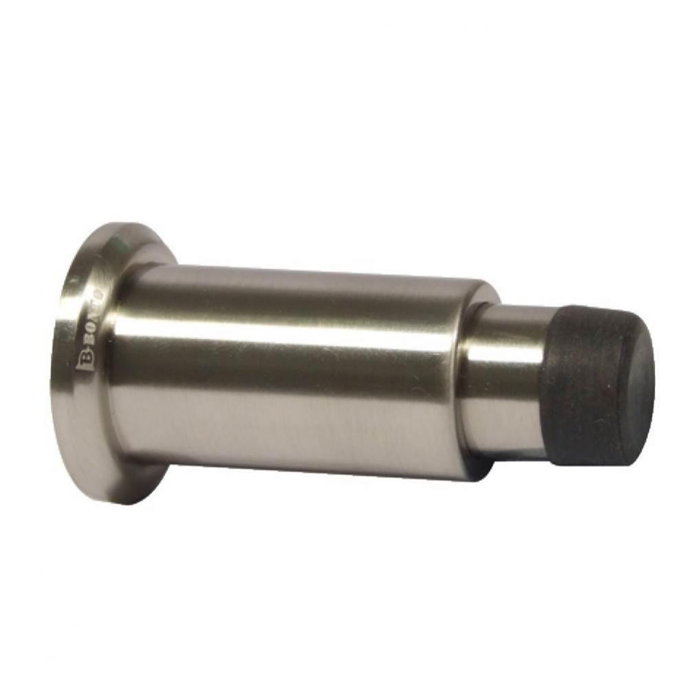 Door Stop W-Mnt Adj Brs Sat Chr 68-98Mm