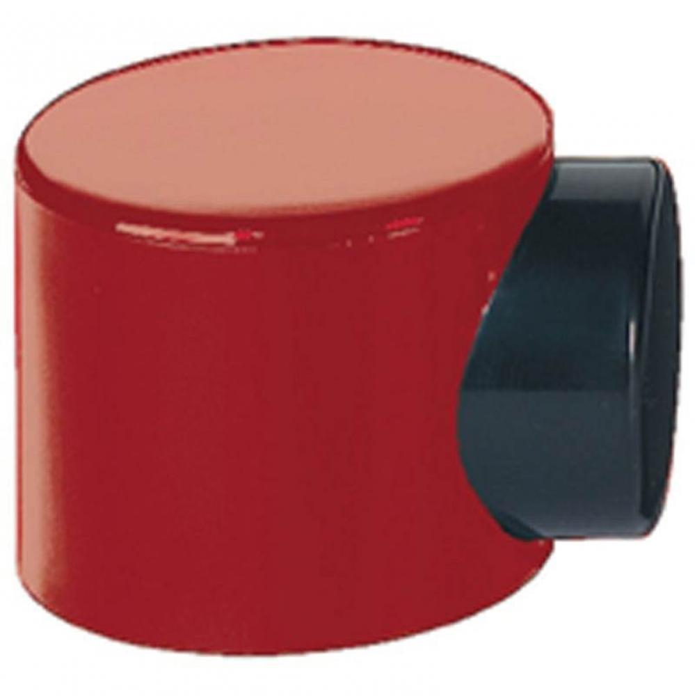 Door Stop Btm Mtd 52X42.5Mm Red