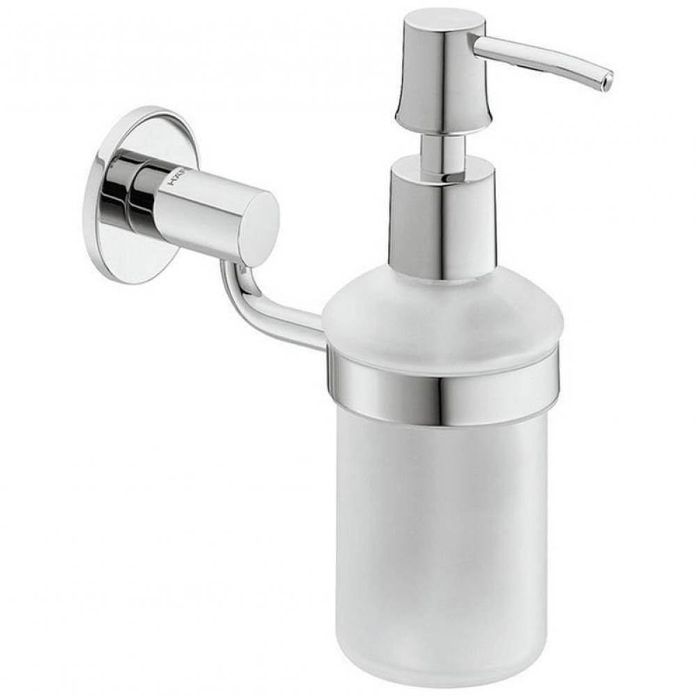 Soap Dspnser Round Grpht Blk