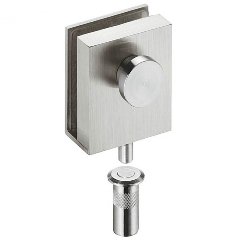 Gl Dr Lock Blt W/Thmbtrn Ss Pvd Silv Col