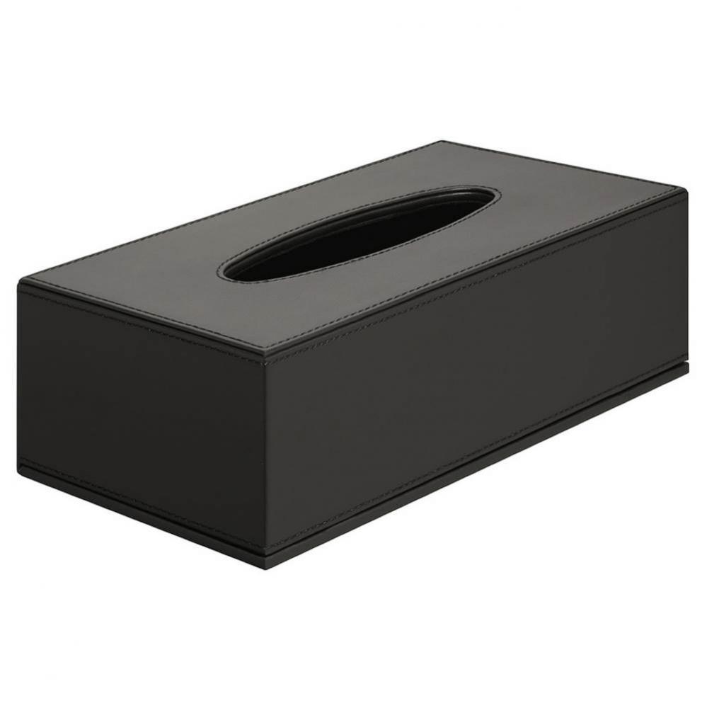Tissue Dspnsr Faux Lea Blk 253X140X82Mm