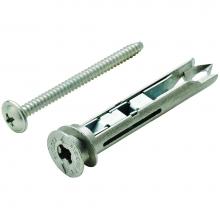 Hafele 051.17.911 - E-Z Toggle W/Wshr Hd Scr St Zn No.8X2 1/8