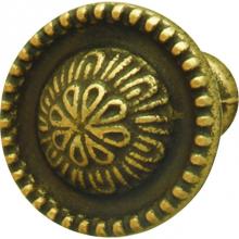 Hafele 125.03.101 - Knob Classico Brs Rustic M4 27Mm