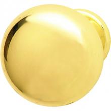 Hafele 134.43.801 - Knob Metal Pol Brs 114Me50 8-32 Dia 31Mm