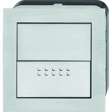 Hafele 152.16.003 - Inset Pull E-Motion Zn Sta St 74X74Mm