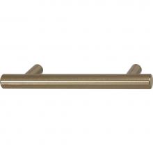 Hafele 155.02.410 - Bar Handle St Matt Gold M4 Ctc 3.5''