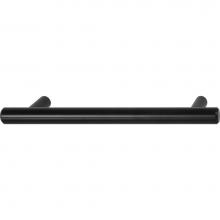 Hafele 155.99.017 - Bar Handle St Matt Blk M4 Ctc 128Mm