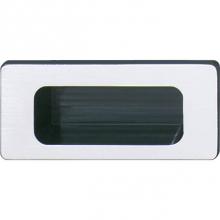Hafele 158.44.925 - Mortise Pull Pl Matt Silv/Blk 84X38mm
