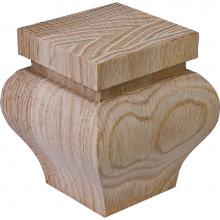 Hafele 198.16.420 - Foot Hannover Oak 3 5/8'' X 3 5/8'' X 4