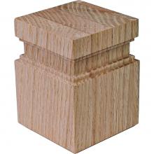 Hafele 198.16.430 - Foot Prairie Oak 3 5/16'' X 3 5/16'' X 4