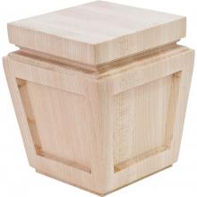 Hafele 198.16.100 - Foot Arcadian Maple 3 7/16''X3 7/16''X4