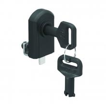 Hafele 233.12.600 - Glass Dr Lock Non-Boring St Pl Blk
