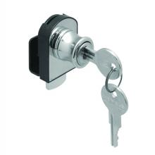 Hafele 233.18.630 - Gl Door Lock No Bore Vert Mnt St Ni Matt