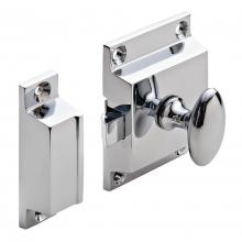 Hafele 252.81.201 - Cupboard Latch Brs Pol Chr 57 X 57mm