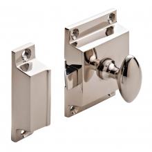 Hafele 252.81.701 - Cupboard Latch Brs Pol Ni 57 X 57mm