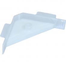 Hafele 260.44.411 - Corner Brack W/Tabs Pl Trans 67X18Mm