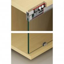 Hafele 405.02.409 - Clipo 36 G Inslide Set For 1 Glass Door