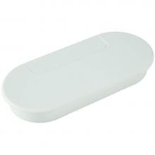 Hafele 429.87.700 - Oval Cable Grommet Pl Wh 165X76Mm