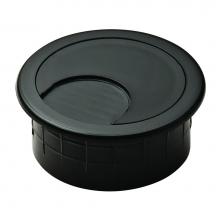 Hafele 429.93.313 - Cable Grommet 2-Pc Pl Blk 47Mm