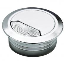 Hafele 429.97.222 - Cable Grommet 2-Pc Pl Chr Matt 50Mm