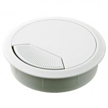 Hafele 429.99.548 - Cable Grommet 2-Pc Pl Light Gray 80Mm