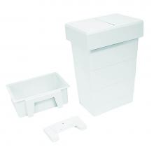 Hafele 502.63.759 - Vanity Waste Bin Wh 8L 231X167X337 Mm