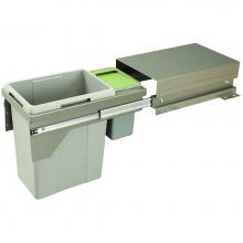 Hafele 502.74.212 - Trash Cn Us Cargo 15 Sde Mt Sil 42L/8.5L