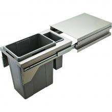 Hafele 502.74.813 - Trash Can Us Cargo 18 Sde Mt Cham 42L/7L