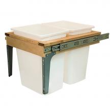 Hafele 503.08.144 - Trash Cn Dbl Soc Sde Mt 36Qt Map 17 7/8