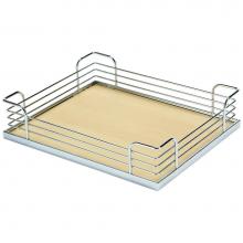 Hafele 546.64.171 - Tray Set Arena Chr/Mpl 14 7/8''X12X3 1/2