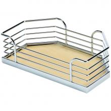 Hafele 546.64.191 - Tray Set Chr/Mpl 11 1/8''X6 3/4''X3 1/2