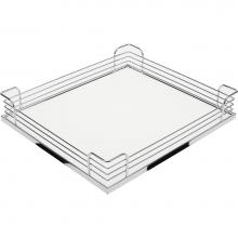 Hafele 546.92.781 - Tandem Solo Tray Set 18 Chr/Whi 2 Tray