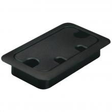 Hafele 631.24.300 - Cable Grommet Rect Pl Blk 120X70Mm