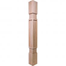 Hafele 634.29.050 - Wd Post Prair/Trans Oak Sq 34 1/2X3 1/2