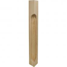 Hafele 635.50.178 - Corner Post Arcadian Maple 34 1/2'' L