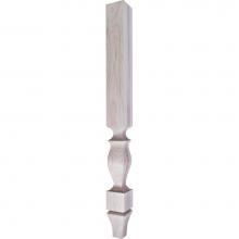 Hafele 635.75.021 - Vanity Wd Post Lafayette Mpl 34 1/2X3X3