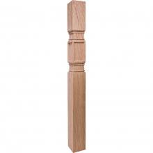 Hafele 635.75.045 - Vanity Wd Post Arcadian Oak 34 1/2X3X3