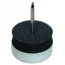 Hafele 650.04.159 - Furniture Glide Pl Rubber Wh 15Mm