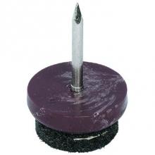 Hafele 650.21.121 - Furniture Glide Pl/Felt Brn 21Mm