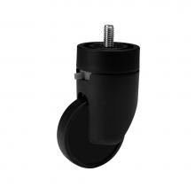 Hafele 661.29.305 - Caster Swiv/Lock Pl Blk/Blk 80Mm