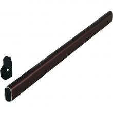 Hafele 801.13.185 - Oval Tube Al Orb Bzd 17 3/4'' W/Supp