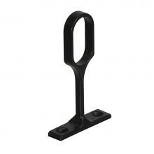 Hafele 802.04.308 - Oval Ctr Brkt Surf Mt Zn Blk 15X30