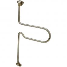 Hafele 805.40.209 - Pico Wardr.Rail 180D.Zn.Chr.340Mm