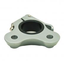 Hafele 818.11.965 - Ellipta Double Sliding Clamp Alu Silver