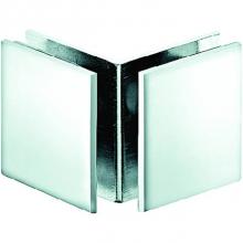 Hafele 981.53.102 - Gl Clamp F/90D Sq 8-12Mm Gl Brs Chrp