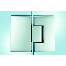 Hafele 981.53.182 - Shower Door Hinge 180D Brs Chrp 90X55Mm