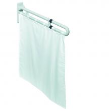 Hafele 988.57.099 - Shower Curtain Unit W/Silv Dot Wh