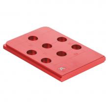 Hafele 001.25.620 - Red Jig Drill Gde F/Line Boring Anod Alu