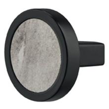 Hafele 106.70.180 - Knob Zi Matt Blk/Marble M4 32Mm Dia