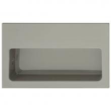 Hafele 158.88.095 - Flush Handle Pa Stone Gray 100X60Mm